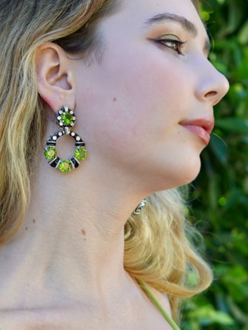 Nida Enamel Earrings